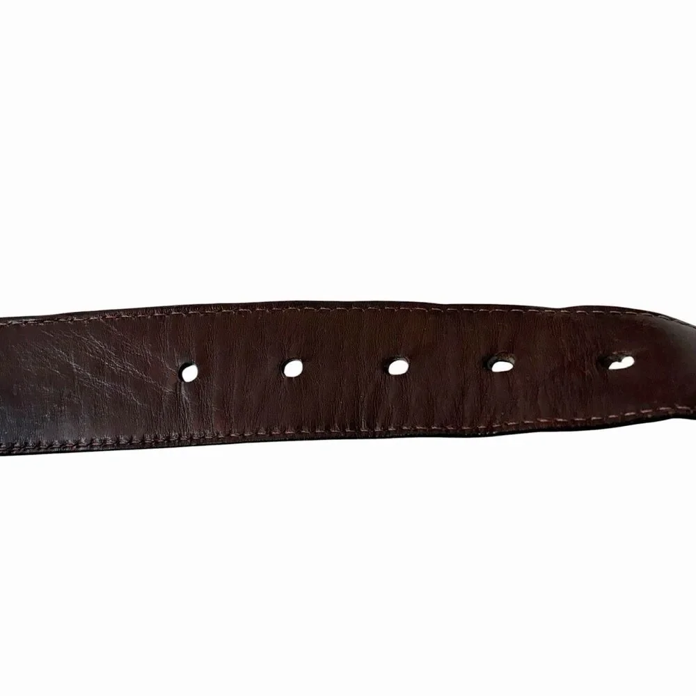 W.Kleinberg for Neiman Marcus Brown Leather Belt Men’s 40